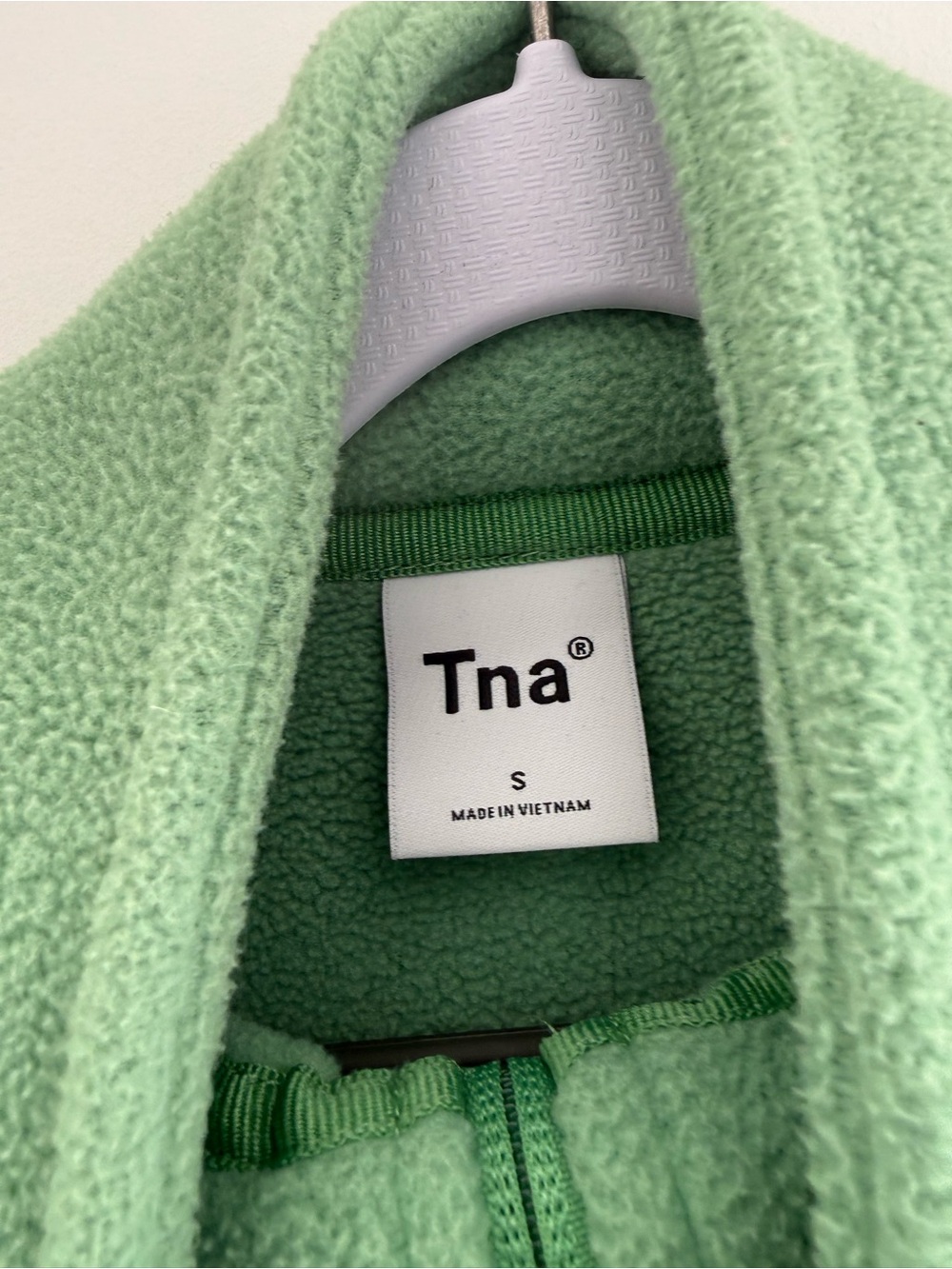 TNA Mint Green Fleece Half-Zip Pullover - Picture 2 of 2
